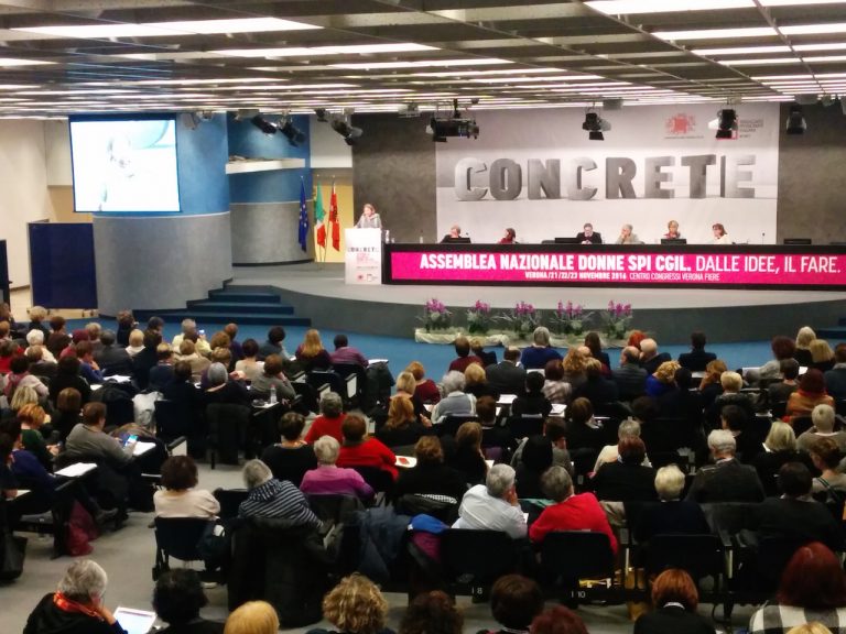 Lucia Rossi all'Assemblea nazionale donne Spi Cgil: "Per cambiare il mondo bisogna esserci ed essere concrete"