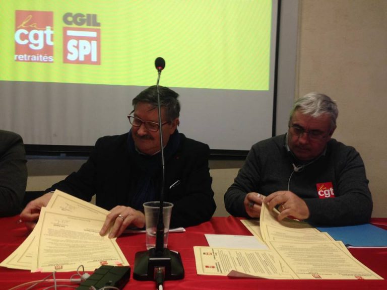 18 dicembre. Giornata internazionale del migrante, i sindacati pensionati di Cgil e Cgt firmano appello al confine tra Italia e Francia
