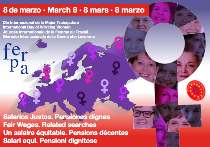 Ferpa: Manifesto dell’8 marzo per i diritti delle donne anziane d’Europa