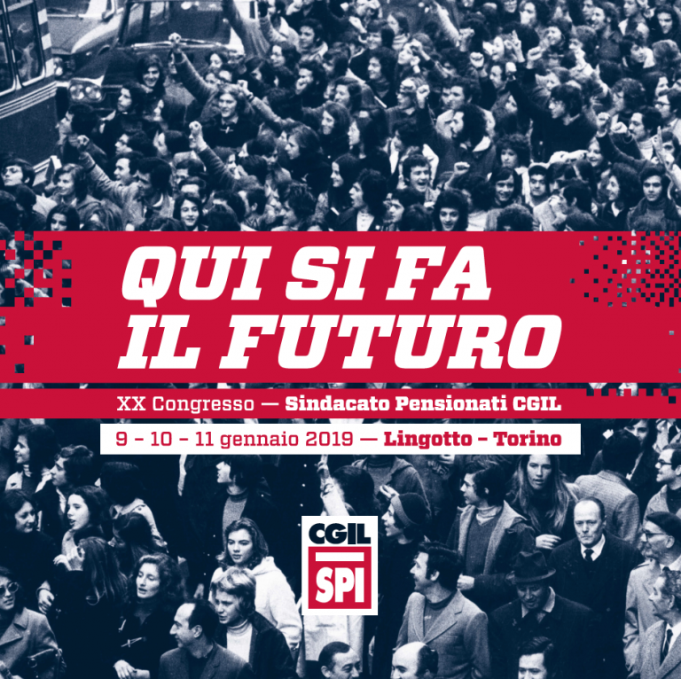 Pensionati Cgil a congresso. A Torino dal 9 all’11 gennaio