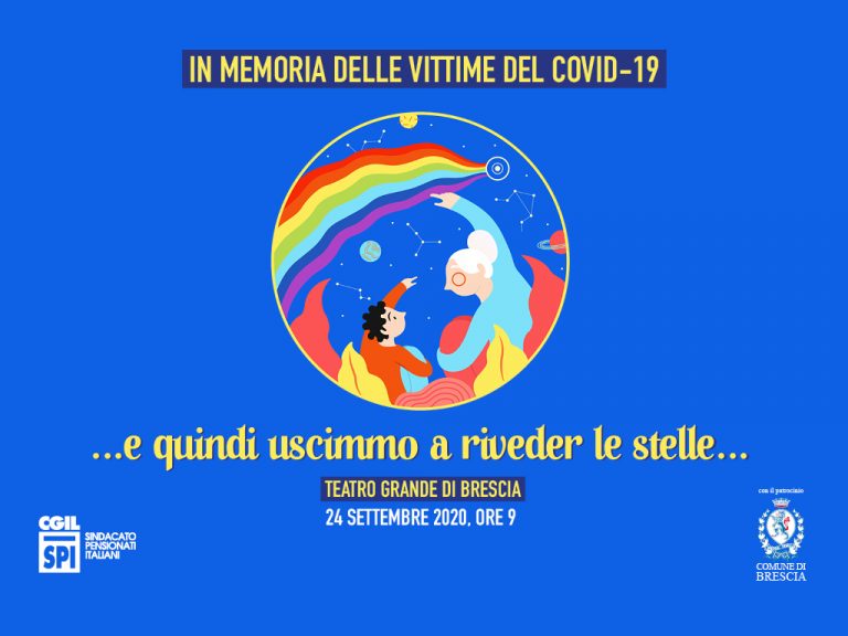 A Brescia i pensionati della Cgil ricordano le vittime del Covid