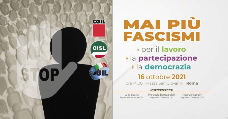 L’Italia democratica sabato in piazza contro i fascismi