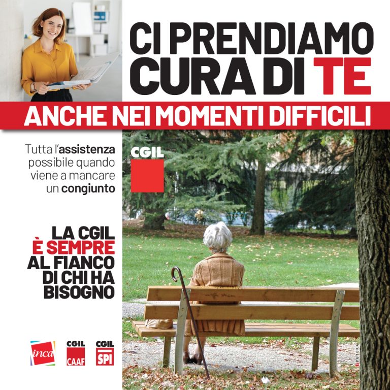 “Ci prendiamo cura di te”: il servizio di Cgil, Caaf Inca e Spi