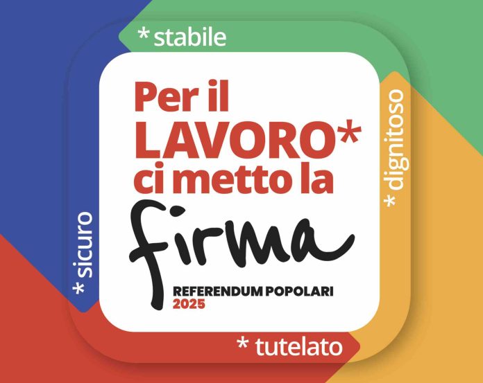 Referendum Cgil. Per il lavoro ci metto la firma