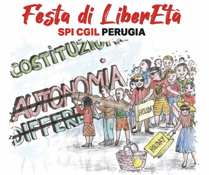 banner SPI CGIL PIEGHEVOLE FESTA