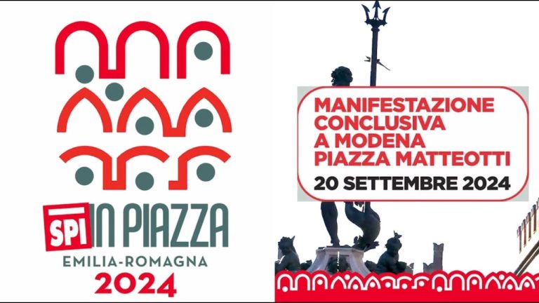 EVENTO ANNULLATO! (causa emergenza maltempo) Torna Spi in piazza: in Emilia Romagna il sindacato incontra la gente e informa su diritti e tutele