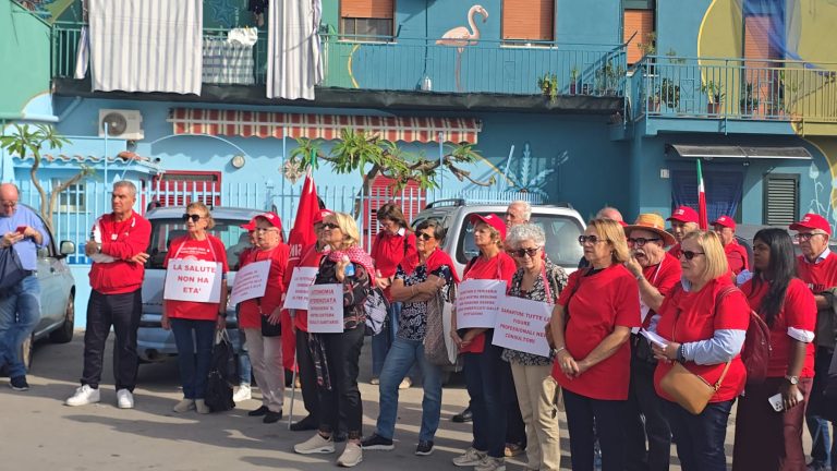 Contro l’Autonomia differenziata e per la sanità pubblica. Sit-in dello Spi Cgil a Palermo