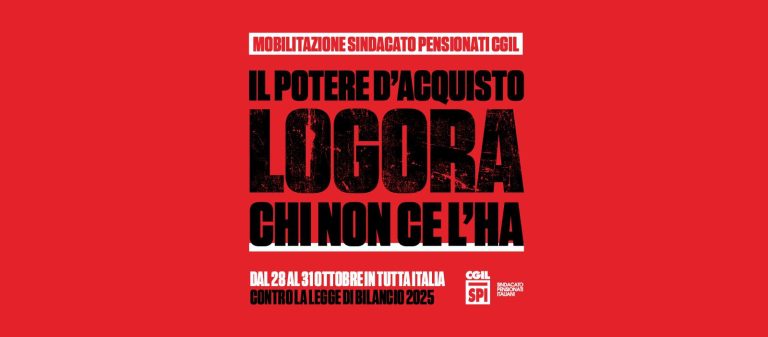 Il potere d’acquisto logora chi non ce l’ha: la mobilitazione dei pensionati in tutta Italia