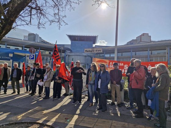 La manifestazione a Trento