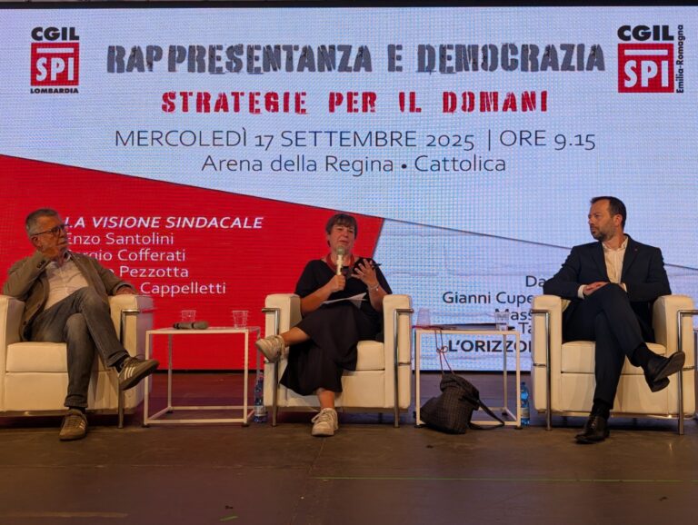 A Cattolica sindacato e politica insieme per una società più giusta. Con il cuore rivolto a Gaza