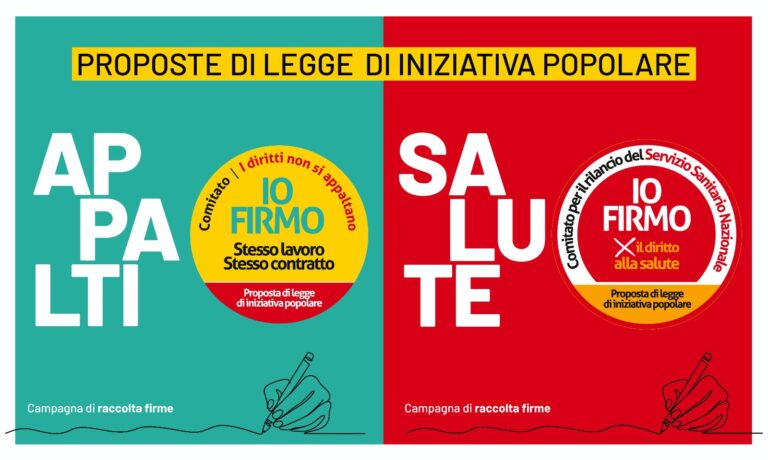 Due firme per la salute e il lavoro: le proposte di legge di iniziativa popolare della Cgil